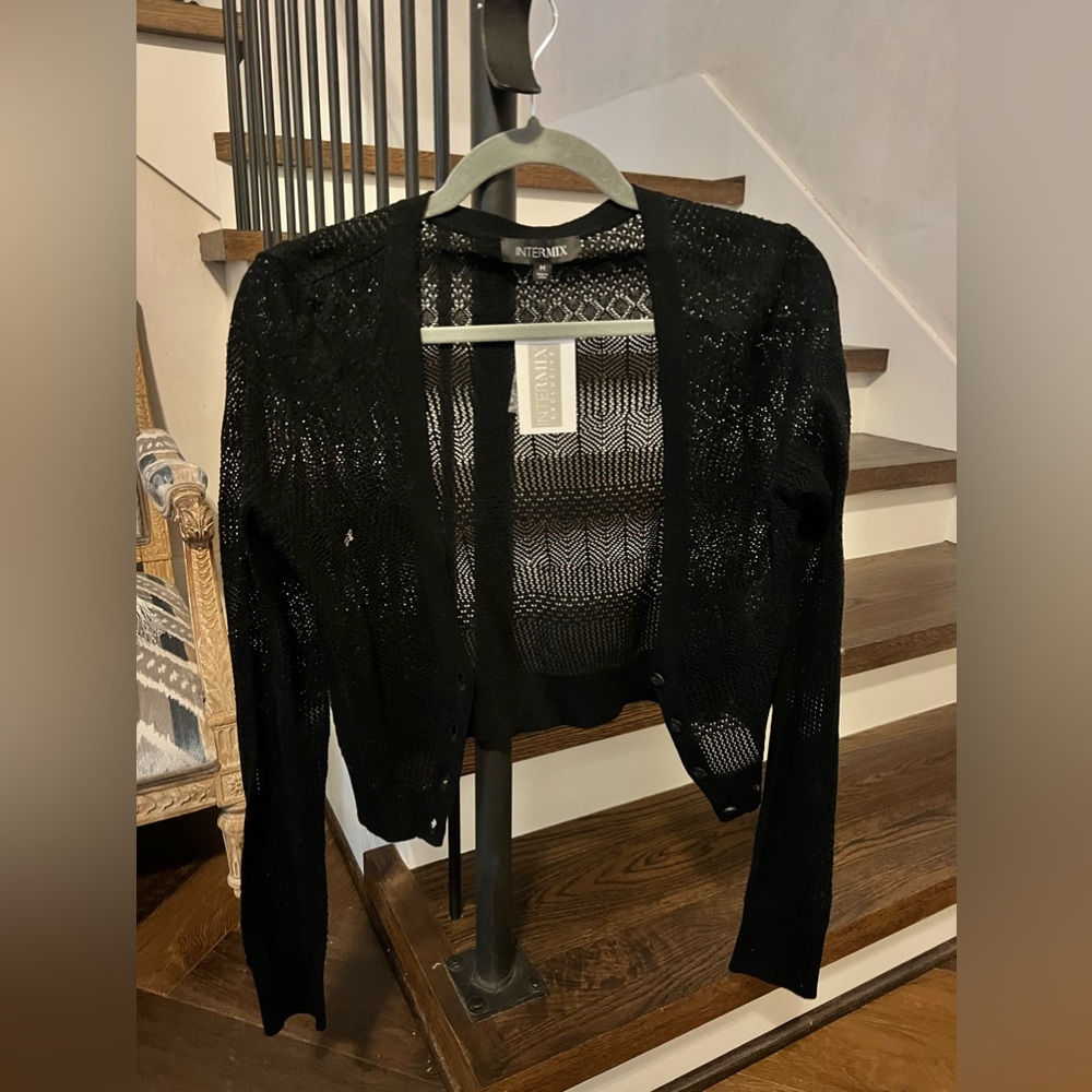 Intermix Crochet Sweater